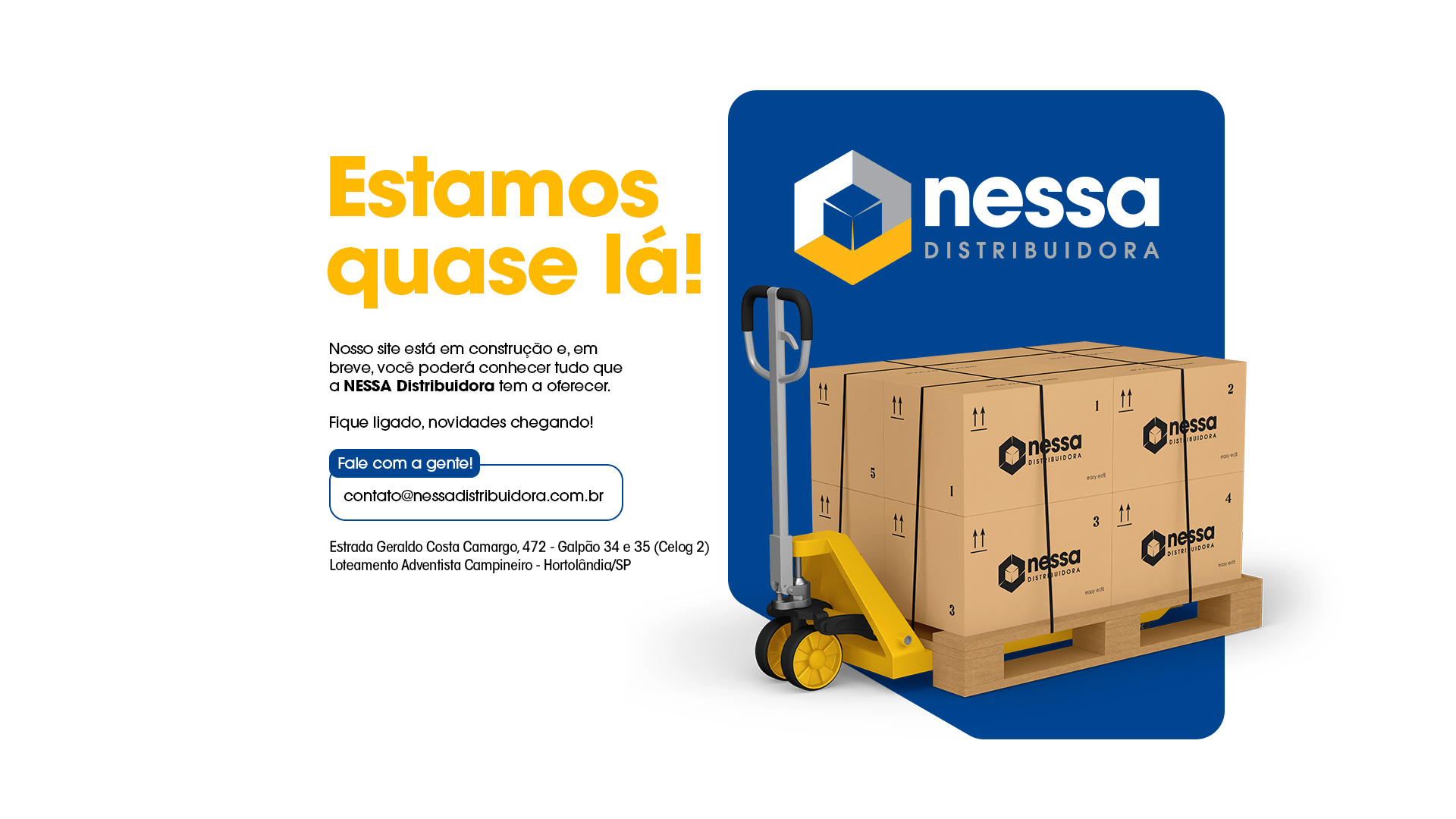 Página em manutenção